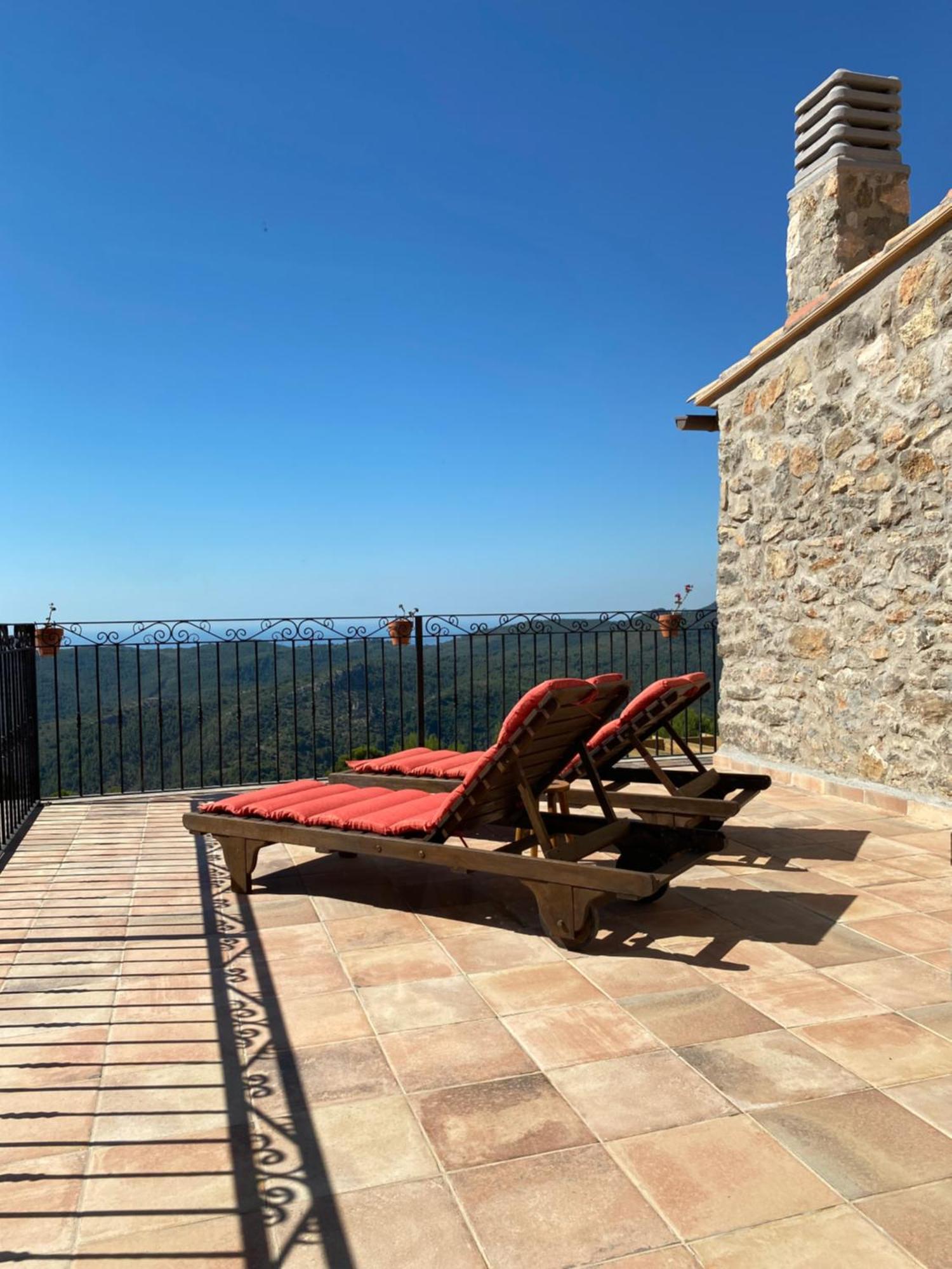 La Cueva De Miravet - Villa De Lujo En La Cima De La Montana Con Vistas Al Mar Cabanes  Exterior photo
