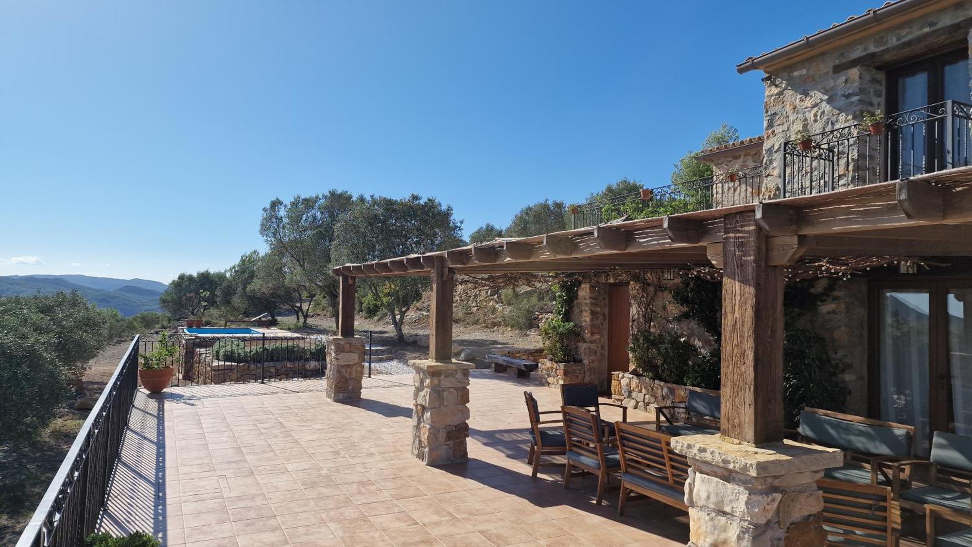 La Cueva De Miravet - Villa De Lujo En La Cima De La Montana Con Vistas Al Mar Cabanes  Exterior photo
